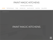 Tablet Screenshot of paintmagic.ca